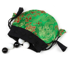 Brocade Drawstring Pouch-Bags & Purses-Siesta Crafts