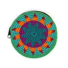 Round Crochet Purse-Bags & Purses-Siesta Crafts