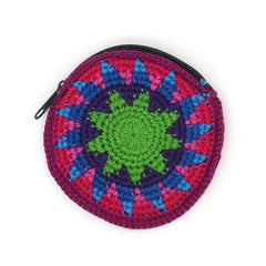Round Crochet Purse-Bags & Purses-Siesta Crafts