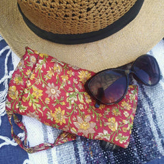 Recycled Sari Specs Case-Bags & Purses-Siesta Crafts