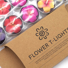 Frangipani Flower Tealights-Home Décor-Siesta Crafts