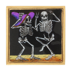 Dancing Friends Folk Art Frame-Home Décor-Siesta Crafts