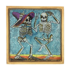 Dancing Friends Folk Art Frame-Home Décor-Siesta Crafts