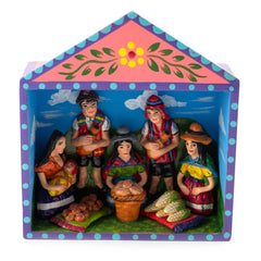 Traditional Market Retablo-Home Décor-Siesta Crafts