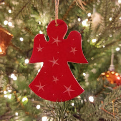 Angel Soapstone Christmas Decoration-Home Décor-Siesta Crafts