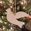 Dove Soapstone Christmas Decoration - Natural-Home Décor-Siesta Crafts