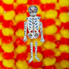Candy Skull Small Skeleton-Home Décor-Siesta Crafts
