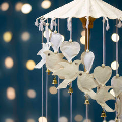 Peace Dove Saa Paper Mobile-Home Décor-Siesta Crafts
