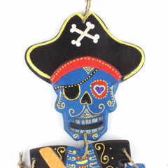 Candy Skull Pirate-Home Décor-Siesta Crafts