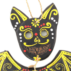 Candy Skull Bat-Home Décor-Siesta Crafts