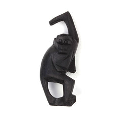 Wooden Hanging Monkey Chain Carving-Ornaments & Figurines-Siesta Crafts
