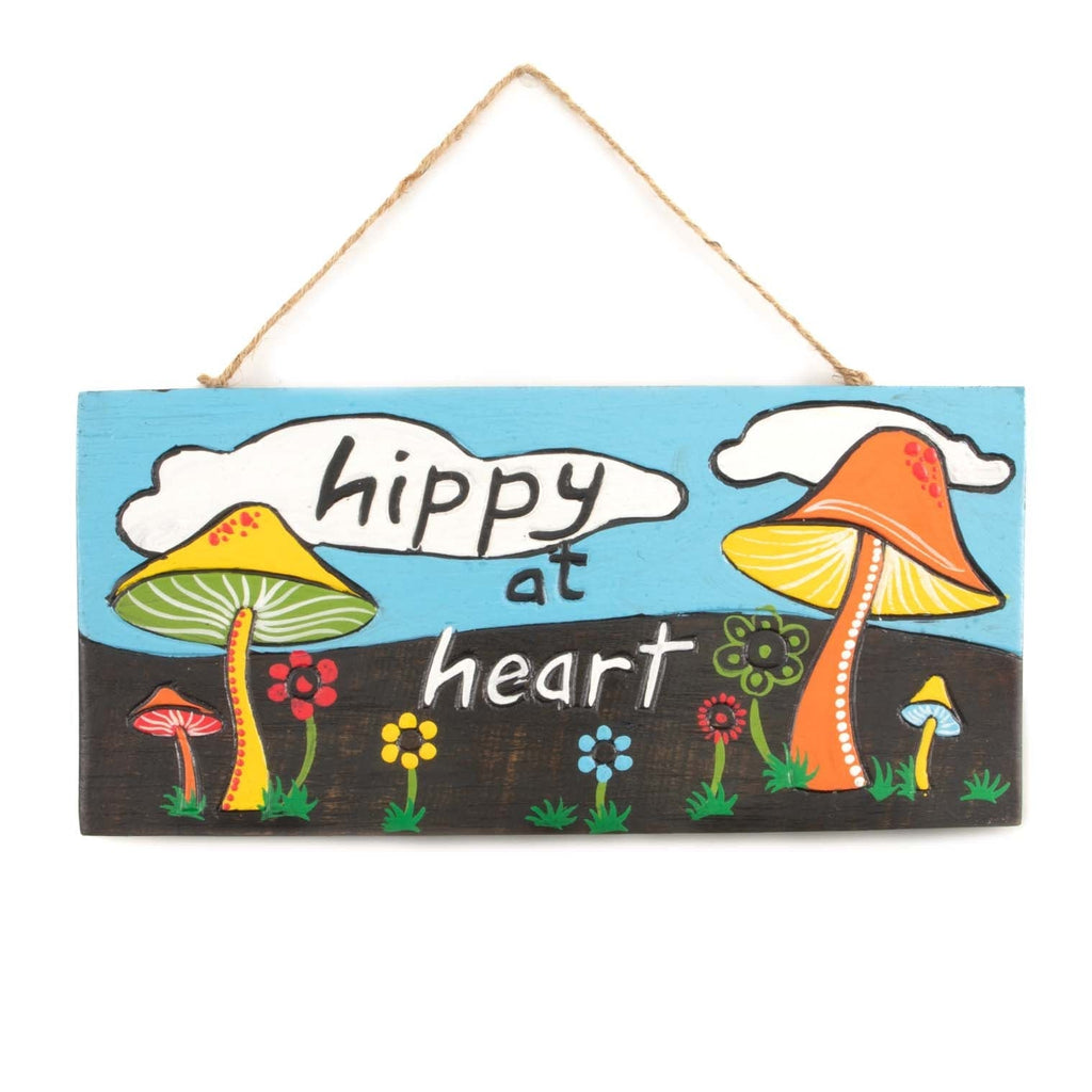 Hippy At Heart Plaque-Home Décor-Siesta Crafts