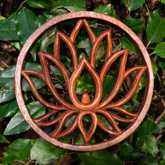 Ornate Lotus Plaque-Home Décor-Siesta Crafts