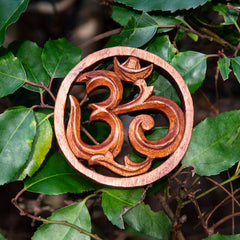 Small Om Plaque-Home Décor-Siesta Crafts