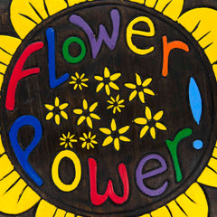 Flower Power Plaque-Home Décor-Siesta Crafts