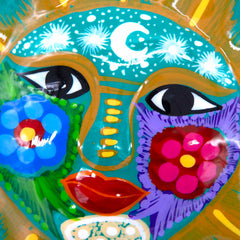 Mexican Painted Sun Small-Home Décor-Siesta Crafts