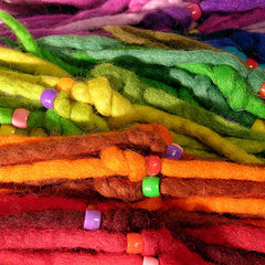 Felt Knot Hair Scrunchie-Hair Accessories-Siesta Crafts