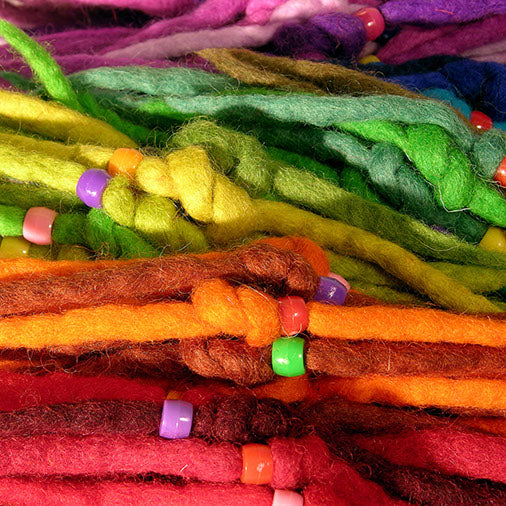 Felt Knot Hair Scrunchie-Hair Accessories-Siesta Crafts