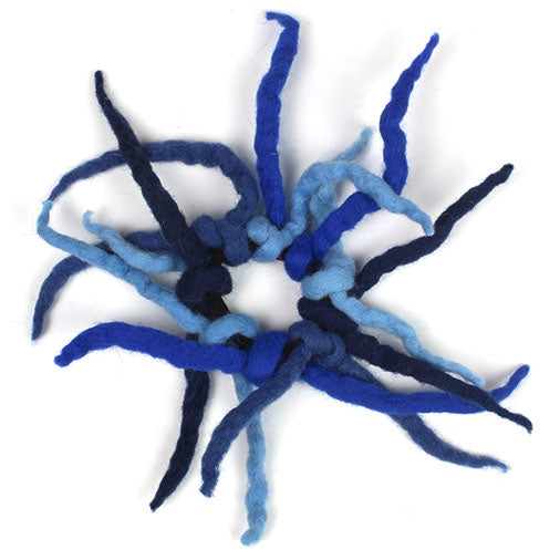 Felt Knot Hair Scrunchie-Hair Accessories-Siesta Crafts