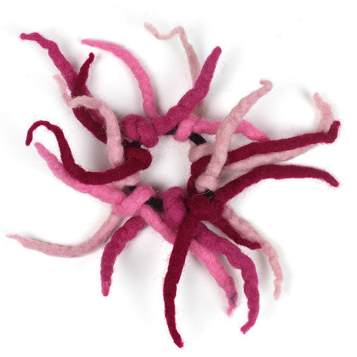 Felt Knot Hair Scrunchie-Hair Accessories-Siesta Crafts