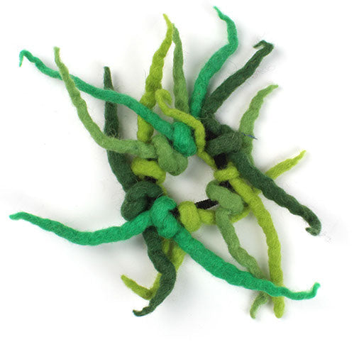 Felt Knot Hair Scrunchie-Hair Accessories-Siesta Crafts