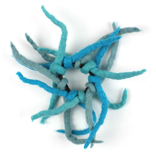 Felt Knot Hair Scrunchie-Hair Accessories-Siesta Crafts