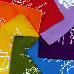 Small Chakra Prayer Flags-Home Décor-Siesta Crafts