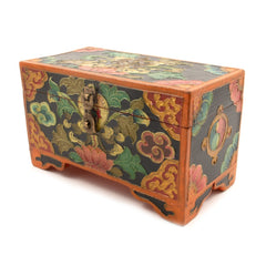Rectangular Medium Tibetan Style Box-Furniture-Siesta Crafts