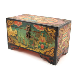 Rectangular Medium Tibetan Style Box-Furniture-Siesta Crafts
