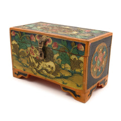 Rectangular Medium Tibetan Style Box-Furniture-Siesta Crafts