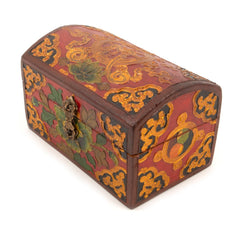 Wooden Oval Small Tibetan Style Box-Furniture-Siesta Crafts