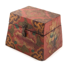 Square Pyramid Tibetan Style Box-Furniture-Siesta Crafts