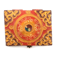 Square Pyramid Tibetan Style Box-Furniture-Siesta Crafts