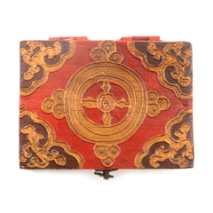 Square Pyramid Tibetan Style Box-Furniture-Siesta Crafts