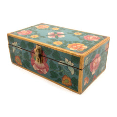 Painted Flower Tibetan Style Box-Furniture-Siesta Crafts