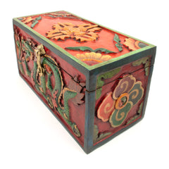 Carved Tibetan Style Box-Furniture-Siesta Crafts