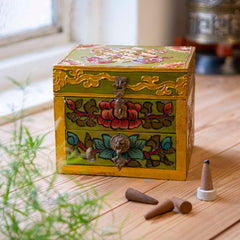 Tibetan Style Box with Drawer-Storage & Organisation-Siesta Crafts