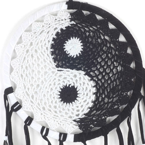 Yin Yang Crochet Dreamcatcher-Home Décor-Siesta Crafts