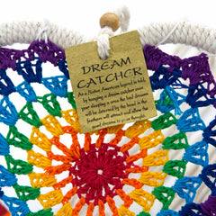 Rainbow Heart Dreamcatcher-Home Décor-Siesta Crafts