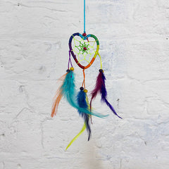 Heart Bright Rainbow Dreamcatcher-Home Décor-Siesta Crafts