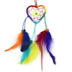 Heart Bright Rainbow Dreamcatcher-Home Décor-Siesta Crafts