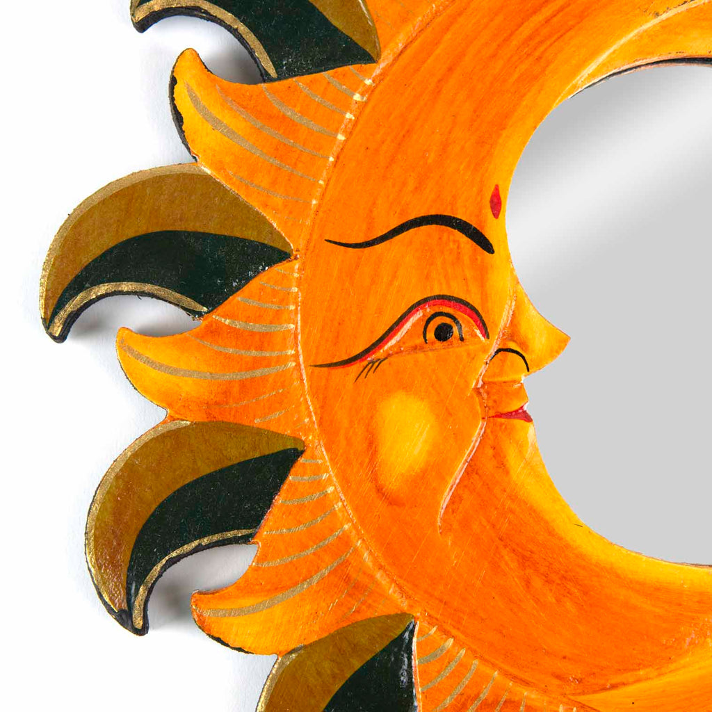 Large Double Moon Mirror-Home Décor-Siesta Crafts