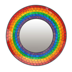 Rainbow Mirror-Home Décor-Siesta Crafts