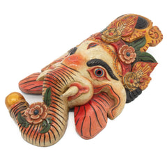Artisan Ganesh Mask No.358-Home Décor-Siesta Crafts