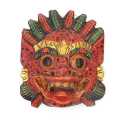 Small Patterned Raksassa Mask-Home Décor-Siesta Crafts