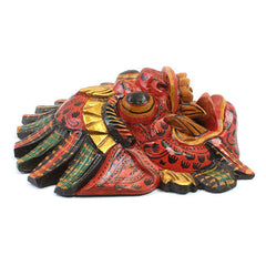 Small Patterned Raksassa Mask-Home Décor-Siesta Crafts
