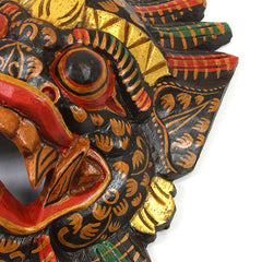 Small Patterned Raksassa Mask-Home Décor-Siesta Crafts