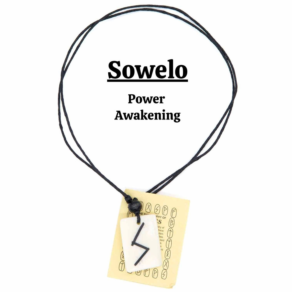 Rune Pendant Necklace-Necklaces & Pendants-Siesta Crafts