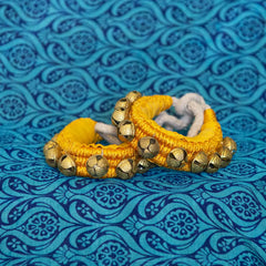 Nacha Resham Ankle Bells (pair)-Chimes & Bells-Siesta Crafts