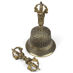 Large Bell and Dorje-Buddhism-Siesta Crafts